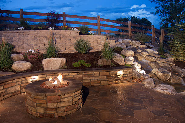 stone patio